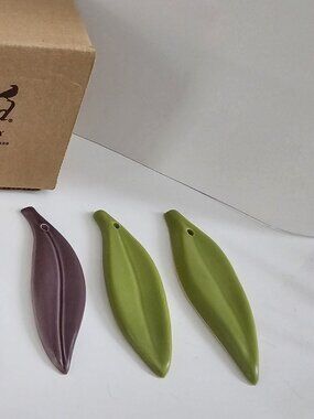 Rookwood Pottery Leaves (set of 3)